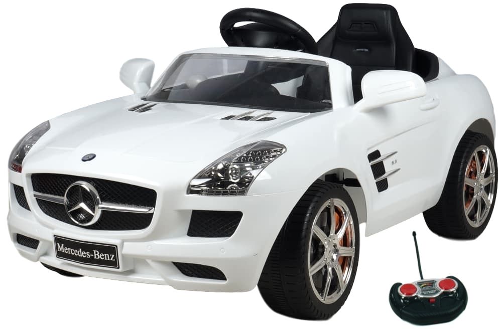 Eco Toys Mercedes SLS Wit Elektrische Kinderauto